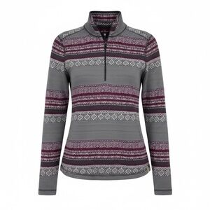 Old Ranch 1/2 Zip Fair Isle Pullover Knit Top Women’s Size M
